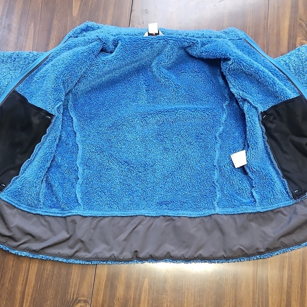 Woolrich Blue Fleece Zip-Up Jacket - Picture 9 of 14